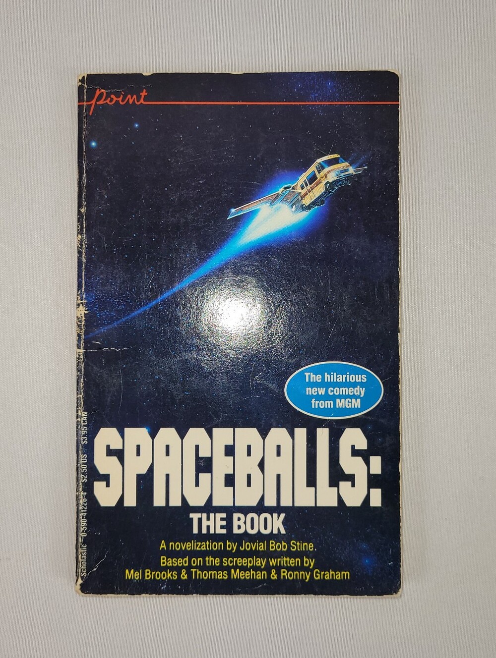 Bob Stine Spaceballs Vintage 1987 Novel Paperback Movie Book
